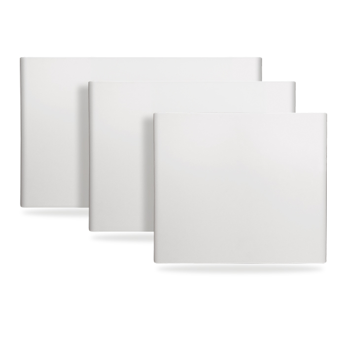 SOLEA-frontal-POTENCIAS-web radiador cerámico SOLEA blanco bajo consumo